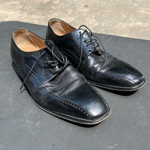 Brass boots, walking gloves, deer skin, black dress shoes, 10.5 M.